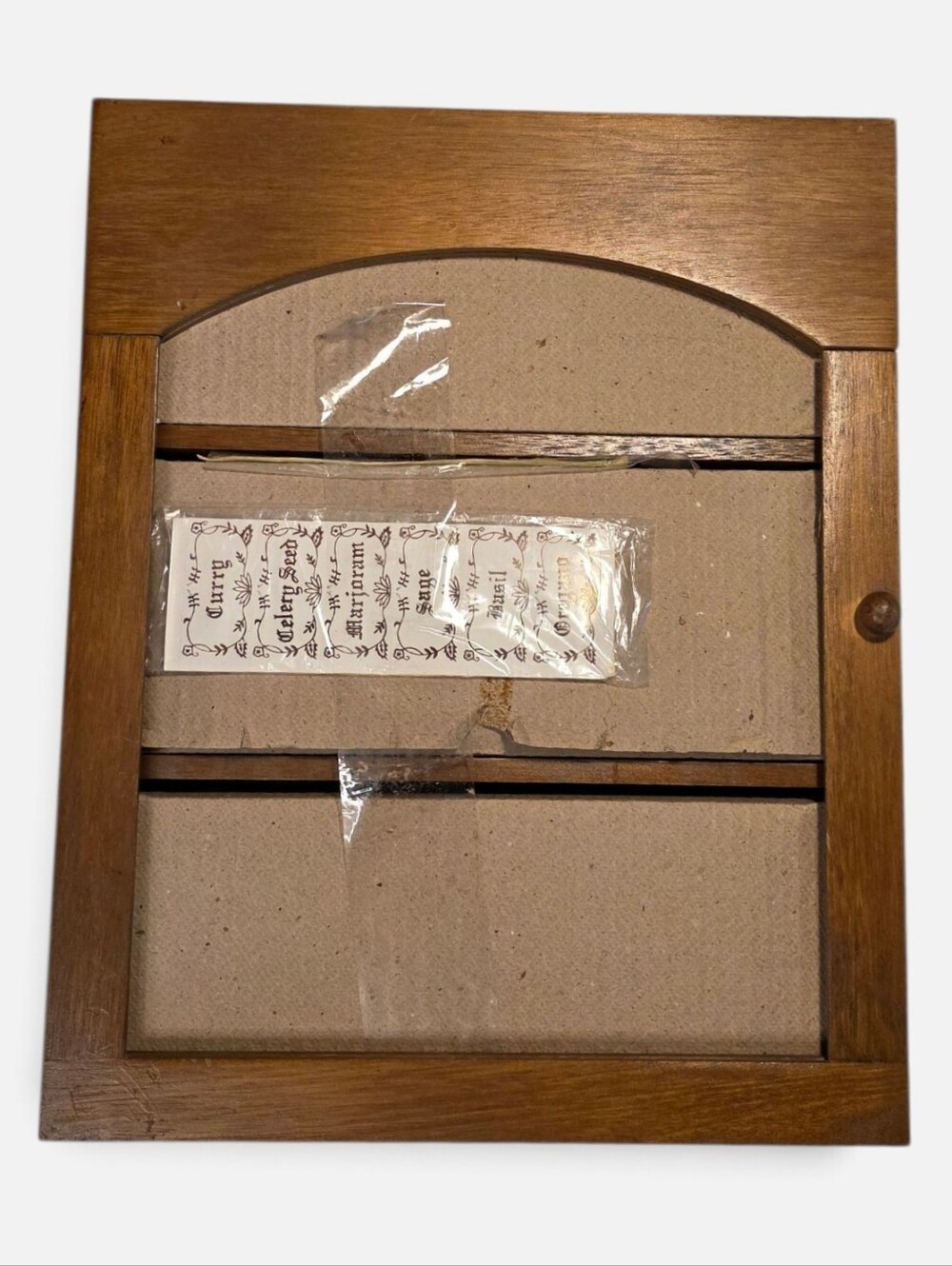 VTG 1970s Gailstyn Sutton Wooden Spice Rack Cabinet